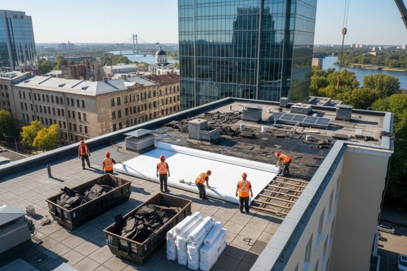 What To Expect During A Single-Ply Roof Replacement